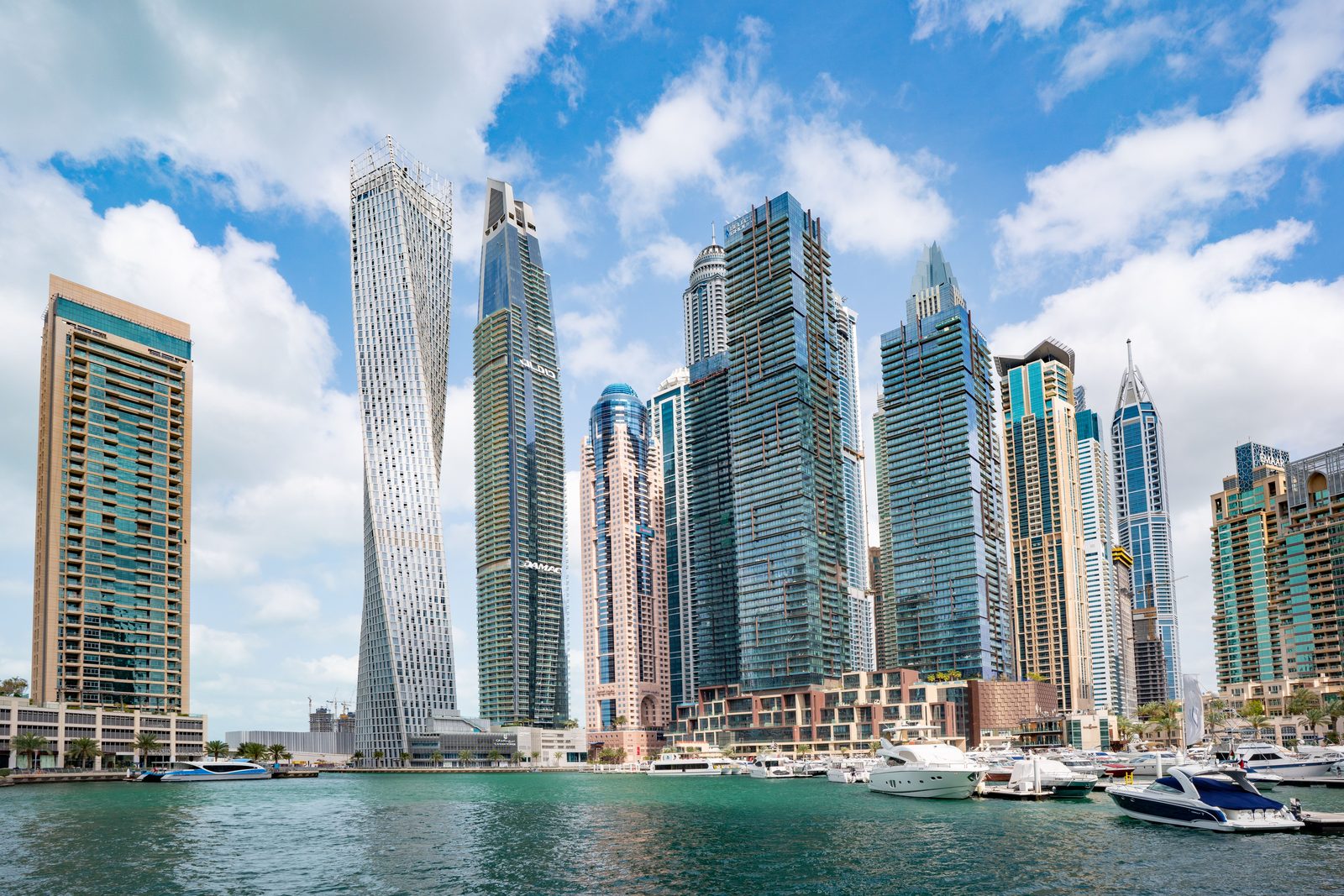 High-rise residential towers in Dubai